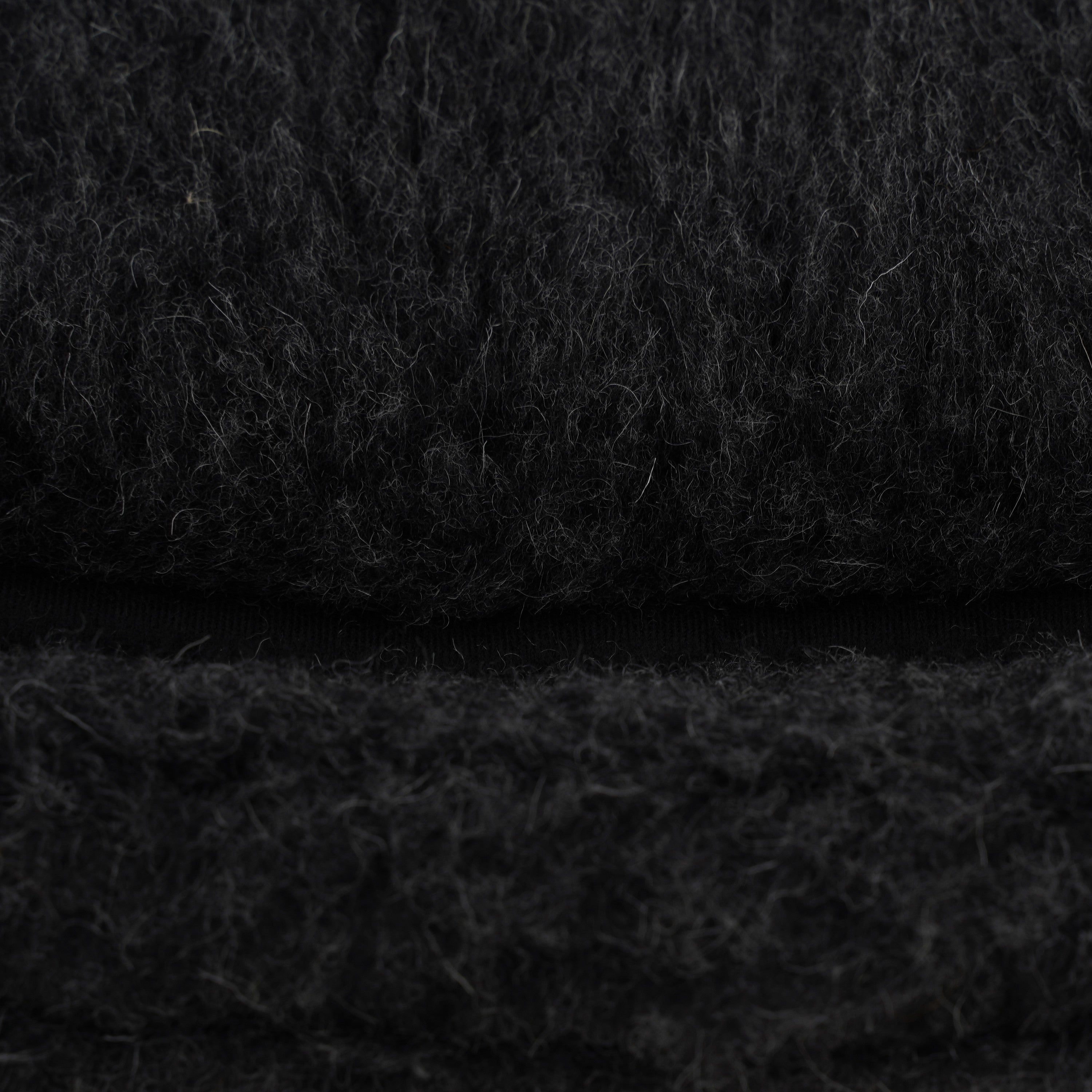 Merino Wool Pet Bed - Black (S/M)