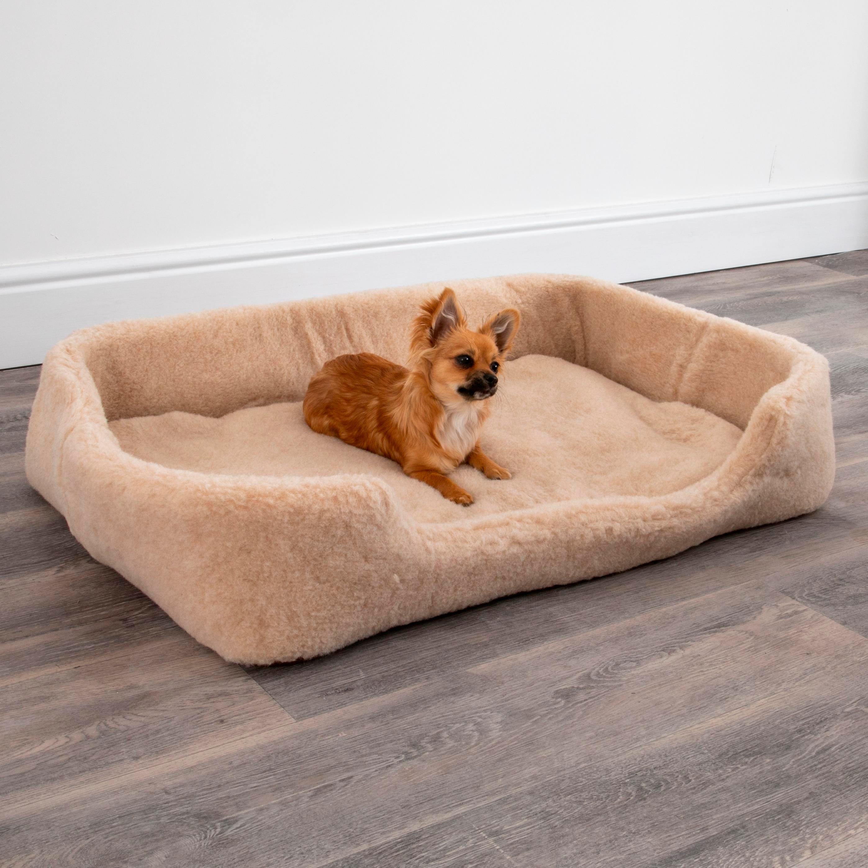 Merino Wool Pet Bed - Cappuccino (M/L)