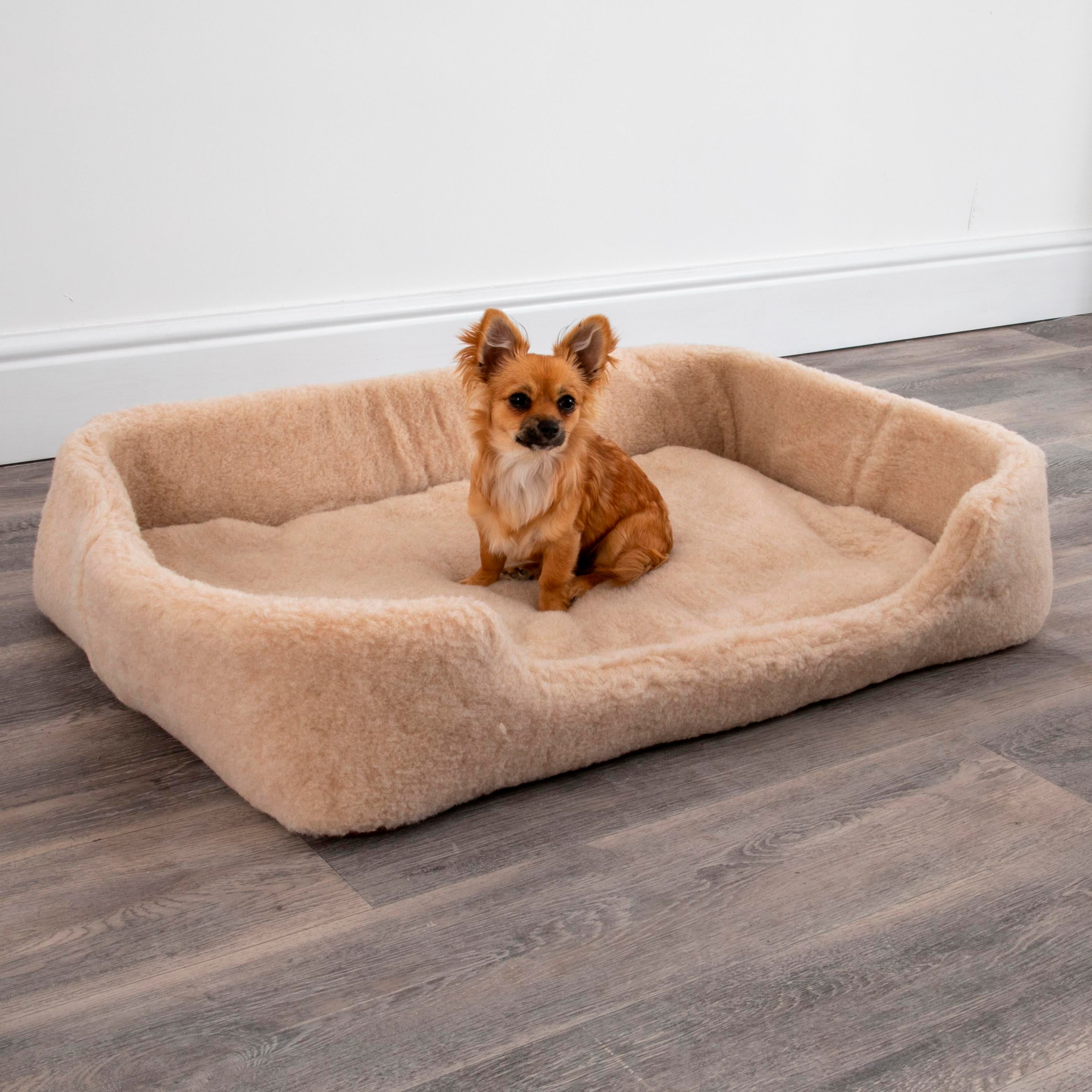 Merino Wool Pet Bed - Cappuccino (M/L)