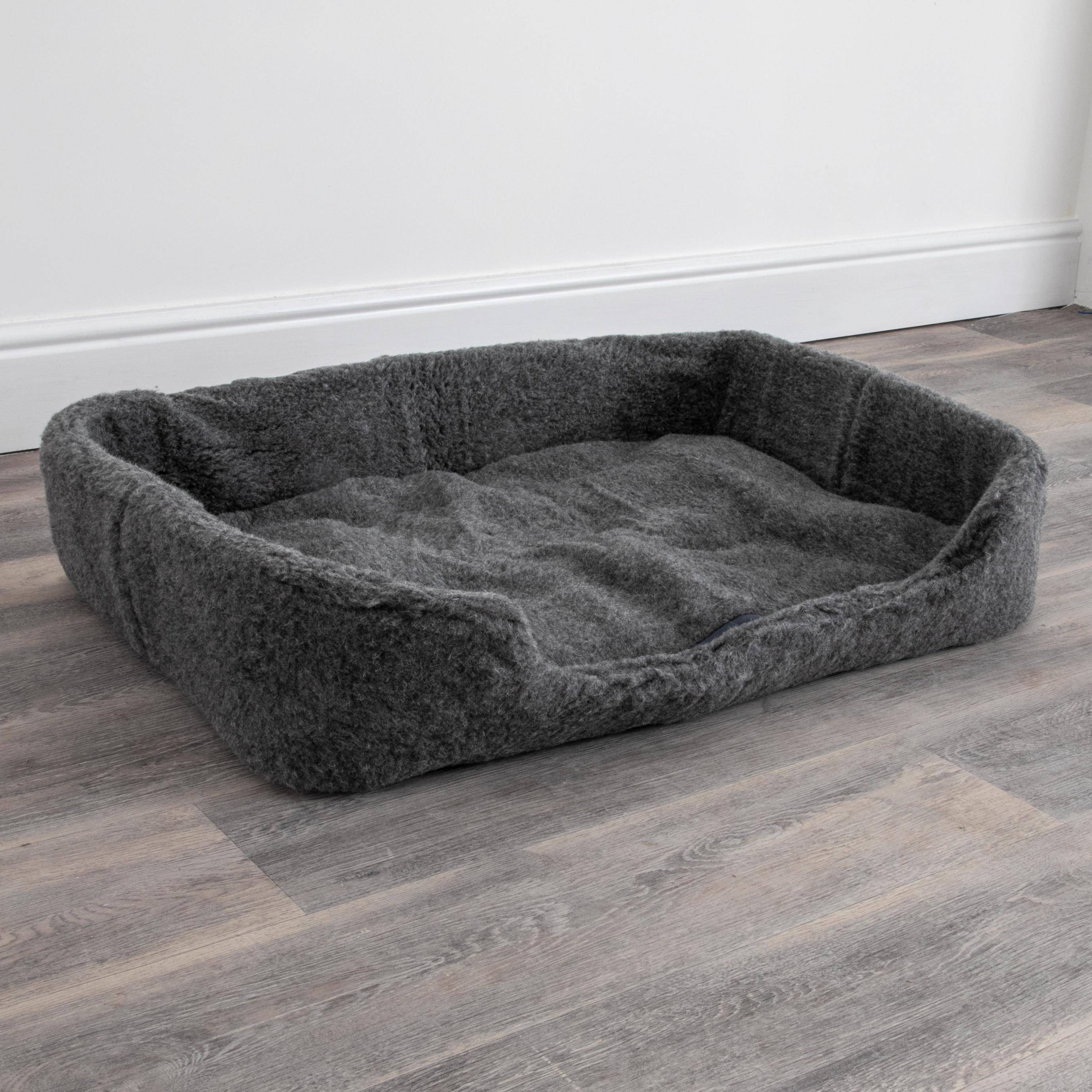 Merino Wool Pet Bed - Grey (M/L)