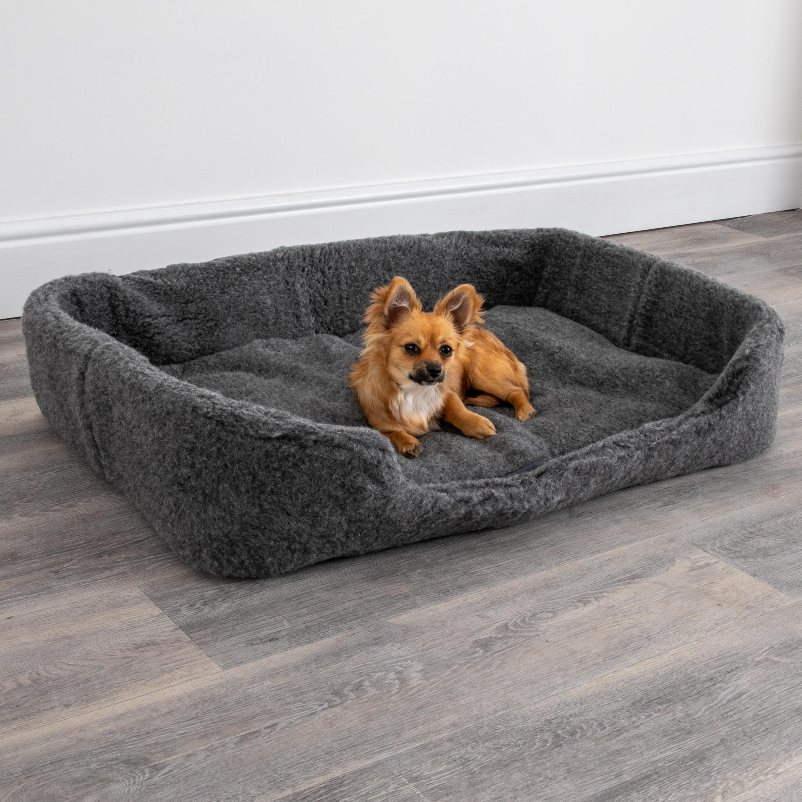 Merino Wool Pet Bed - Grey (M/L)