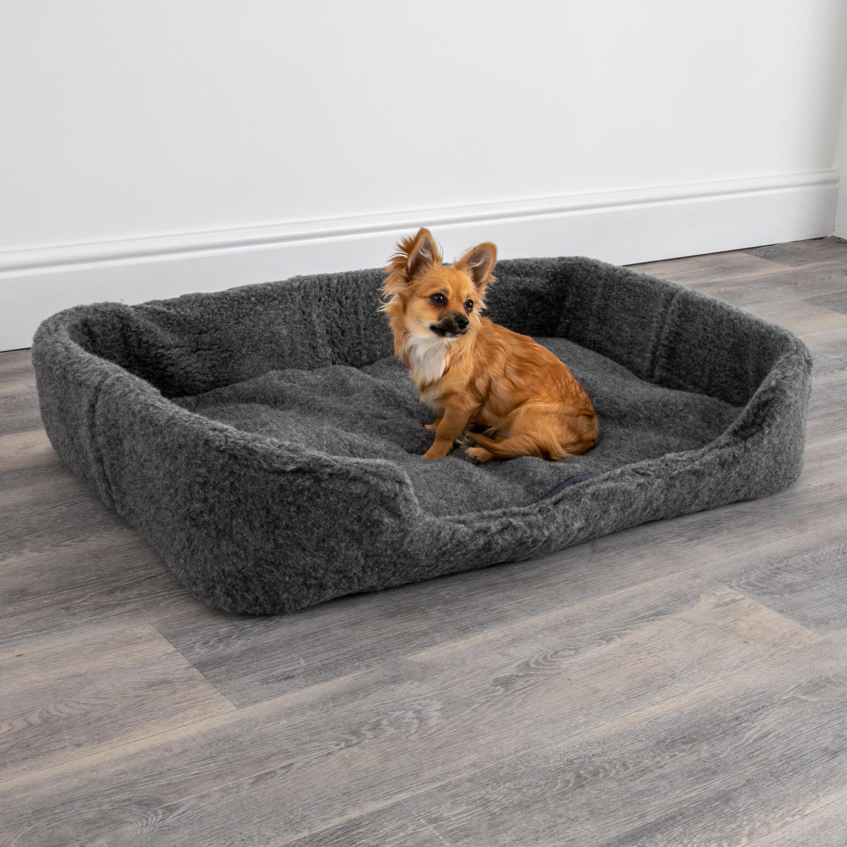 Merino Wool Pet Bed - Grey (M/L)