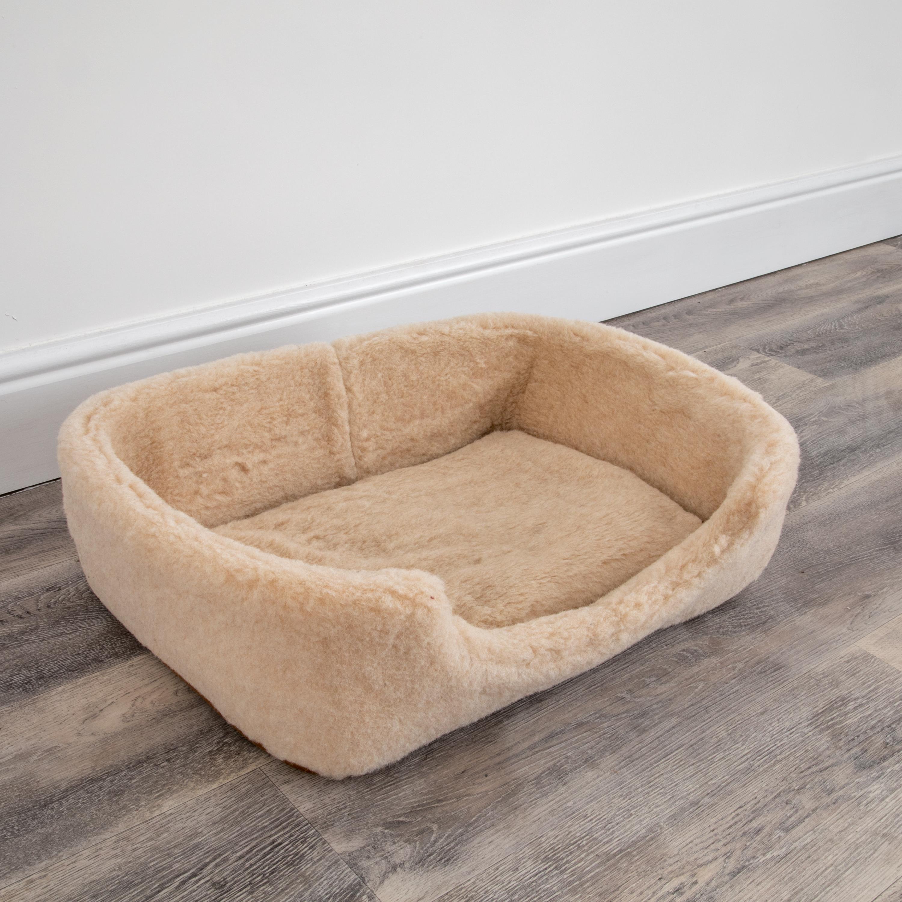 Merino Wool Pet Bed - Cappuccino (S/M)