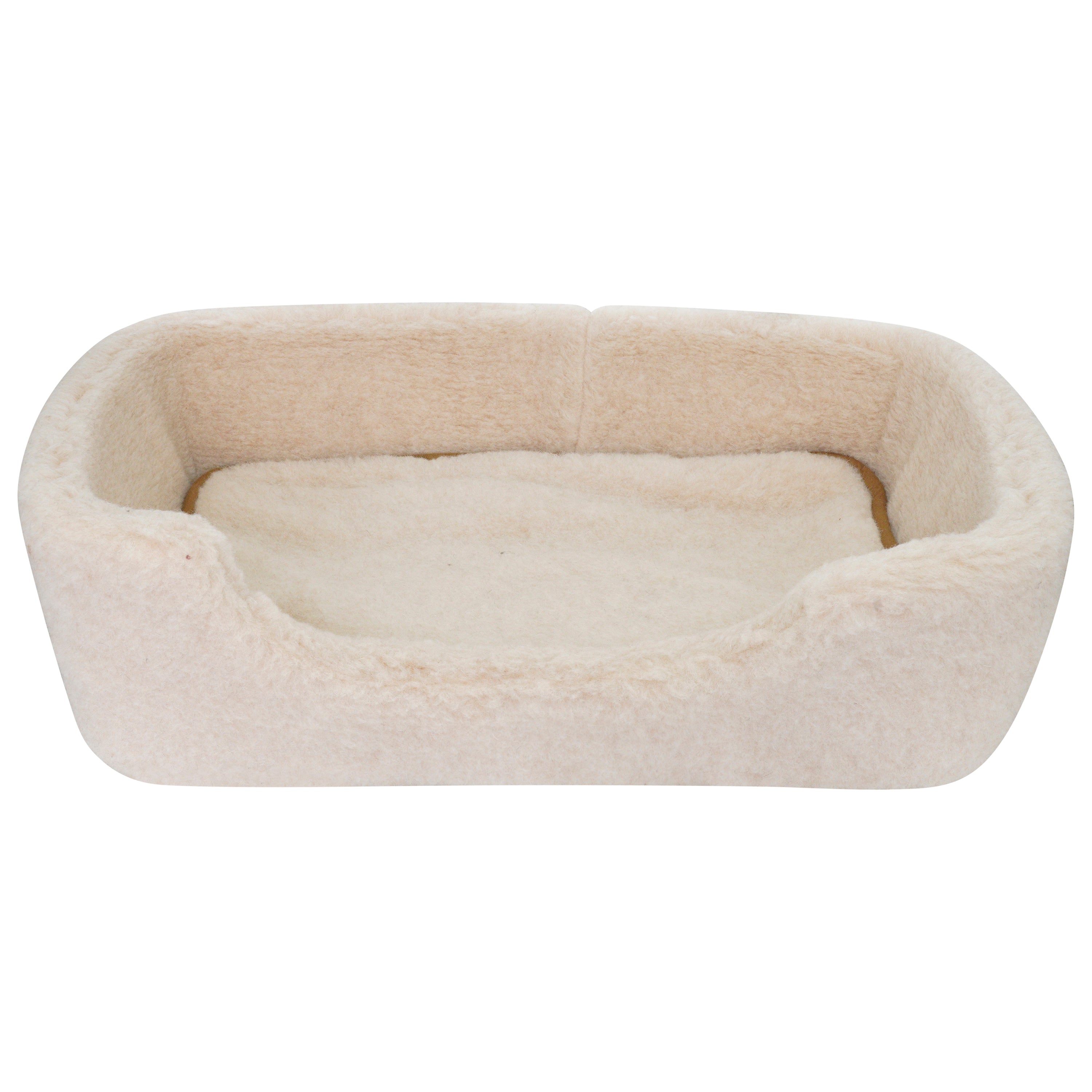 Merino Wool Pet Bed - Cappuccino (S/M)