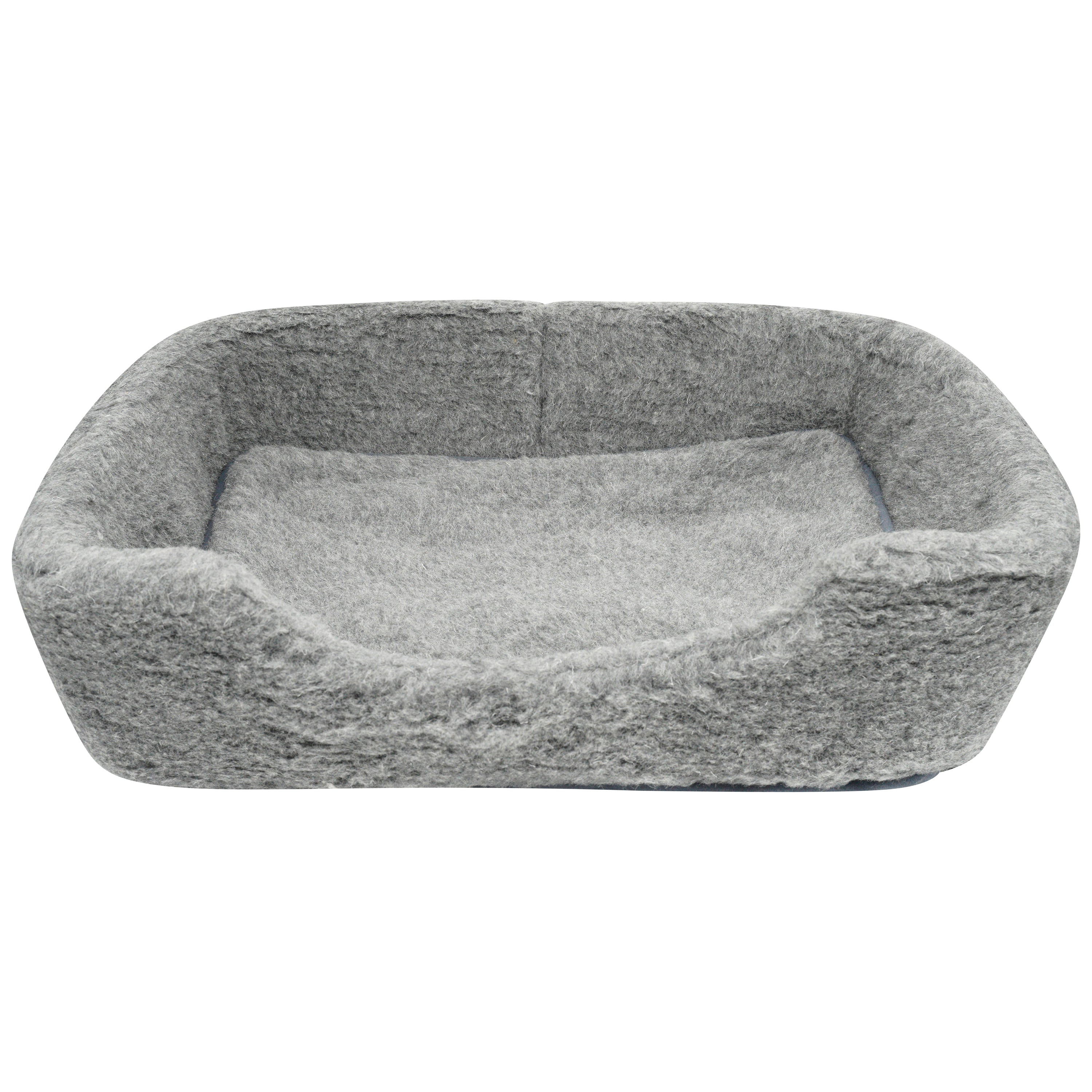 Merino Wool Pet Bed - Grey (S/M)