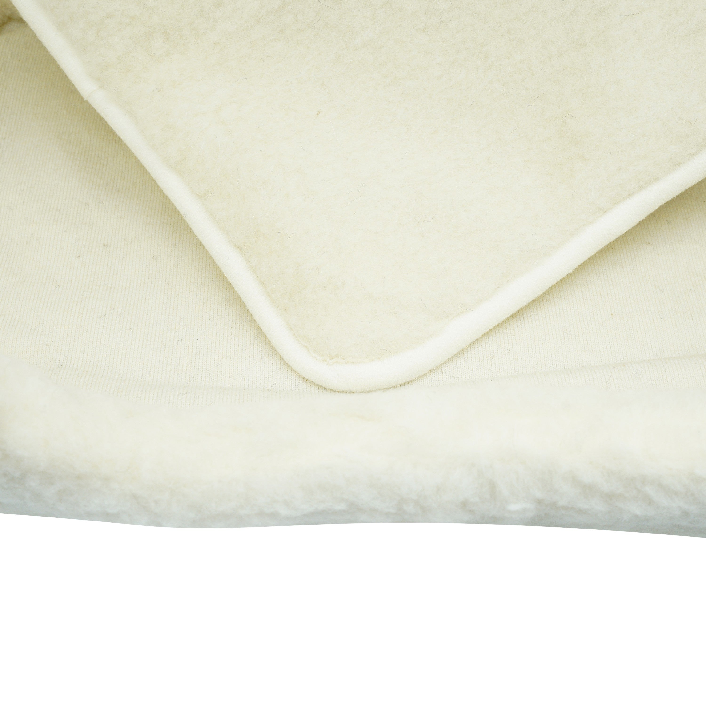 Merino Wool Pet Bed - Natural/White (S/M)