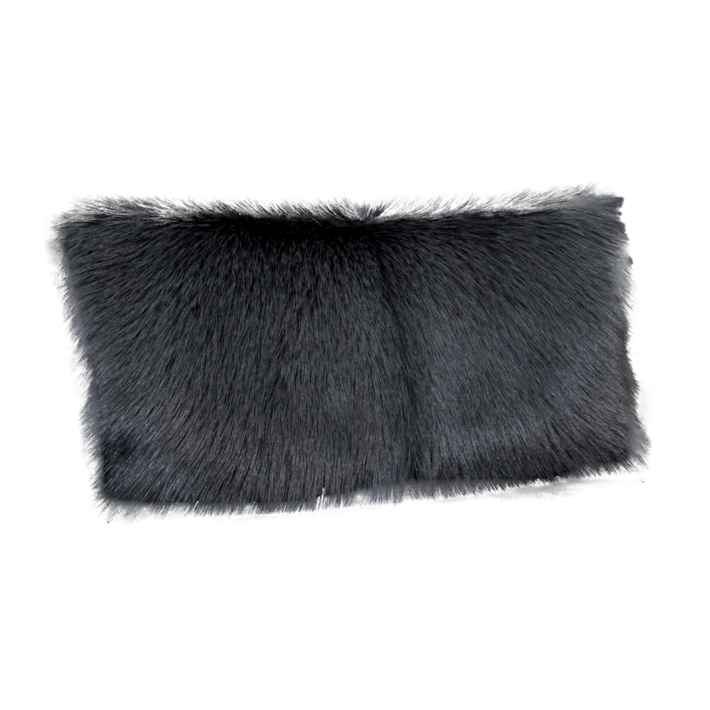 Smoke Grey Goatskin Cushion