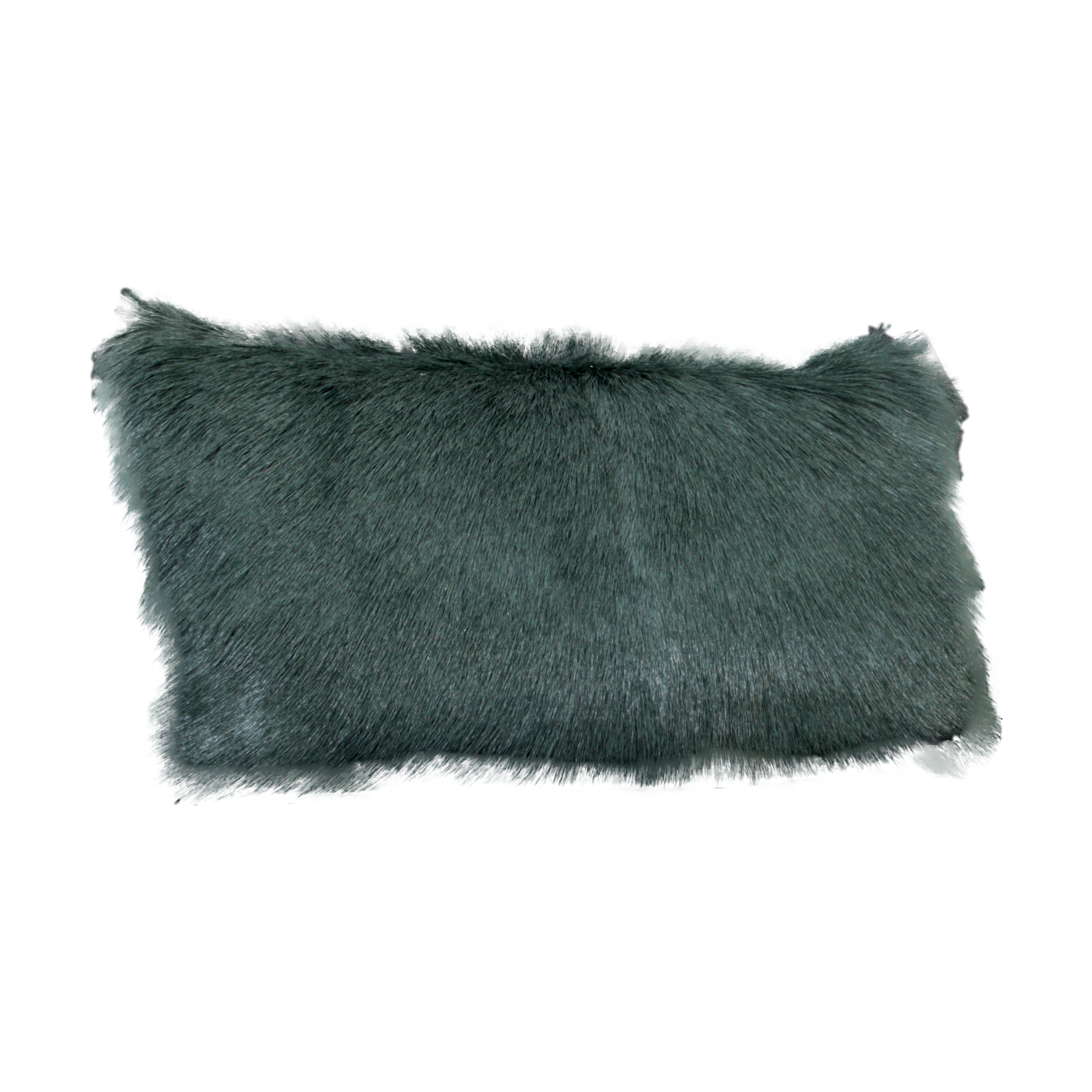 Turquoise Goatskin Cushion