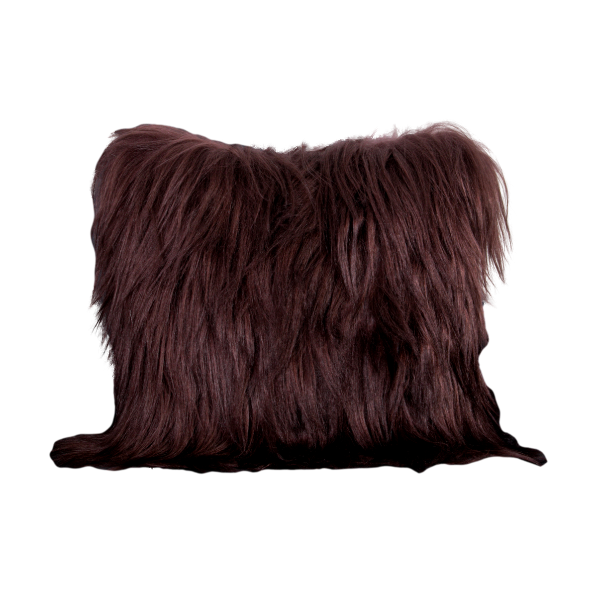 Brown Long Hair Goat Cushion