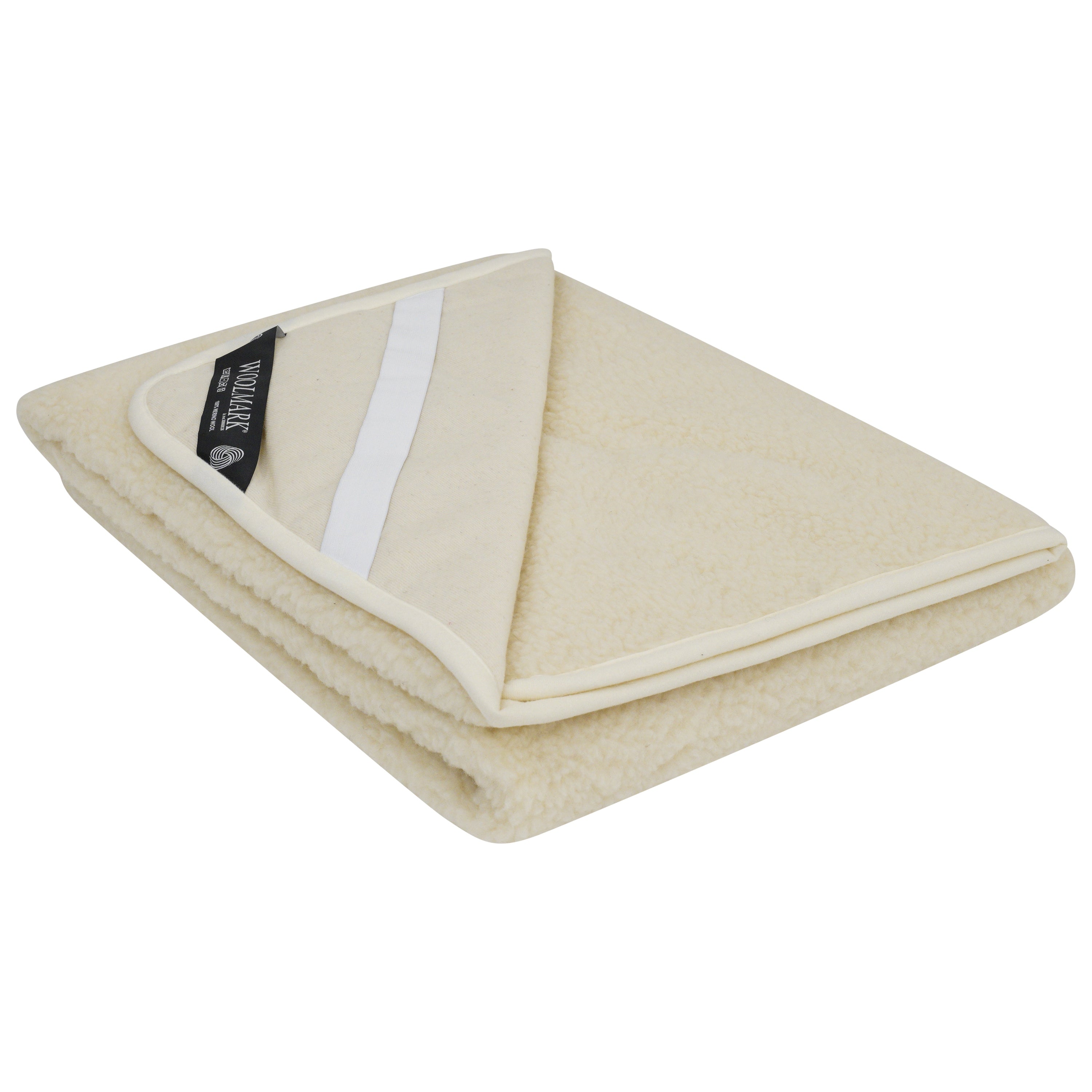 Merino Wool Mattress Cover - Natural