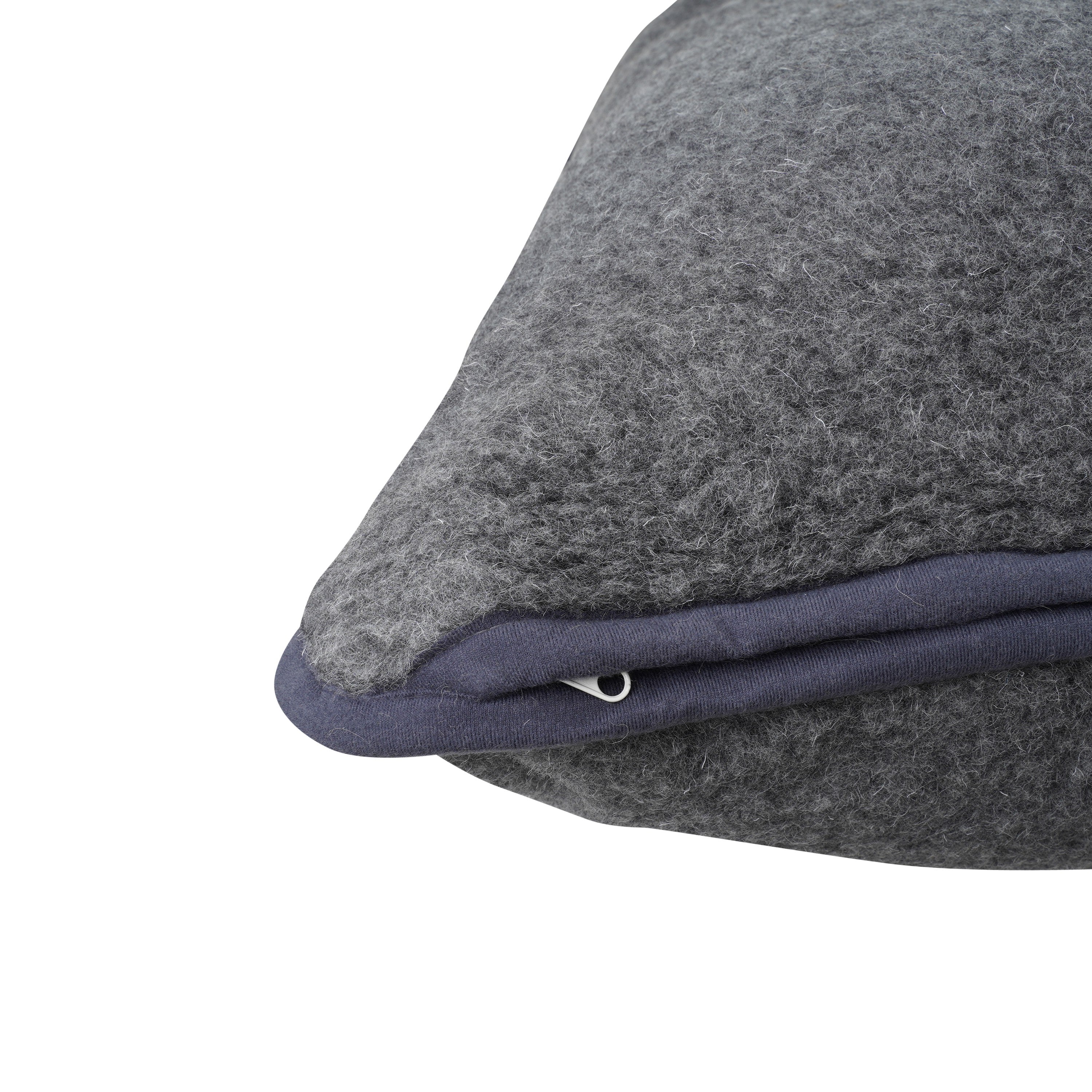 Merino Wool Pillow - Grey