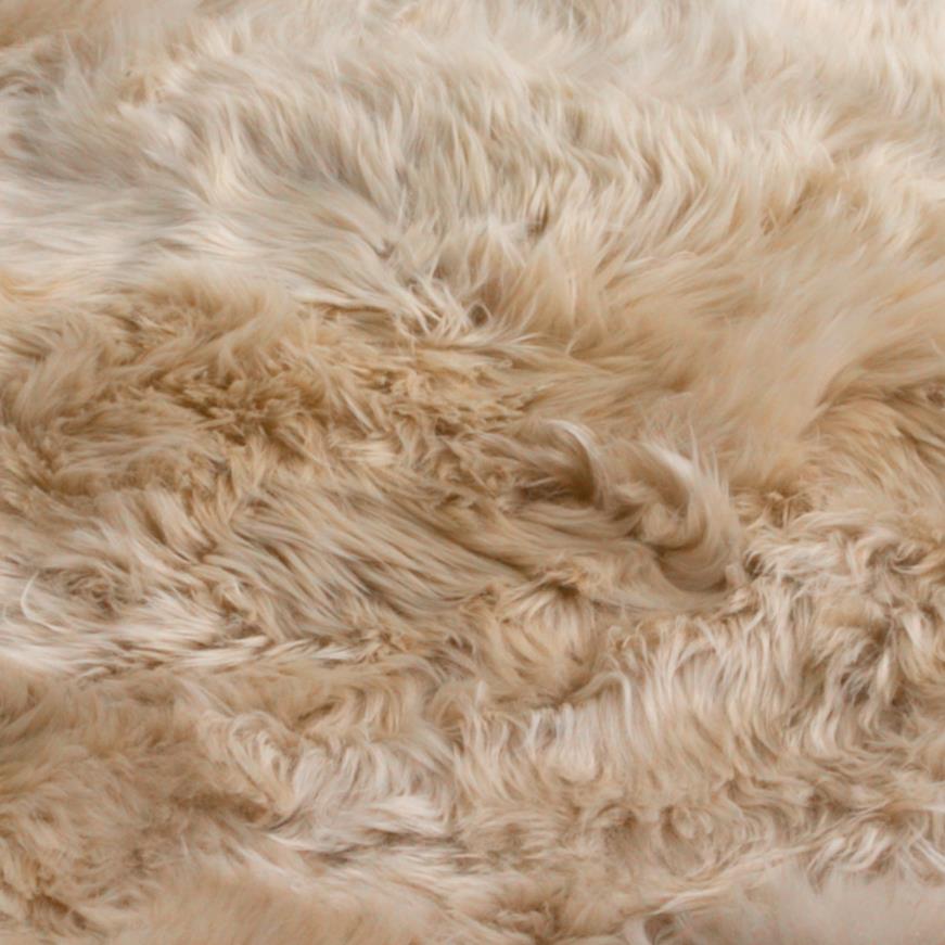Premium Beige Sheepskin Rug
