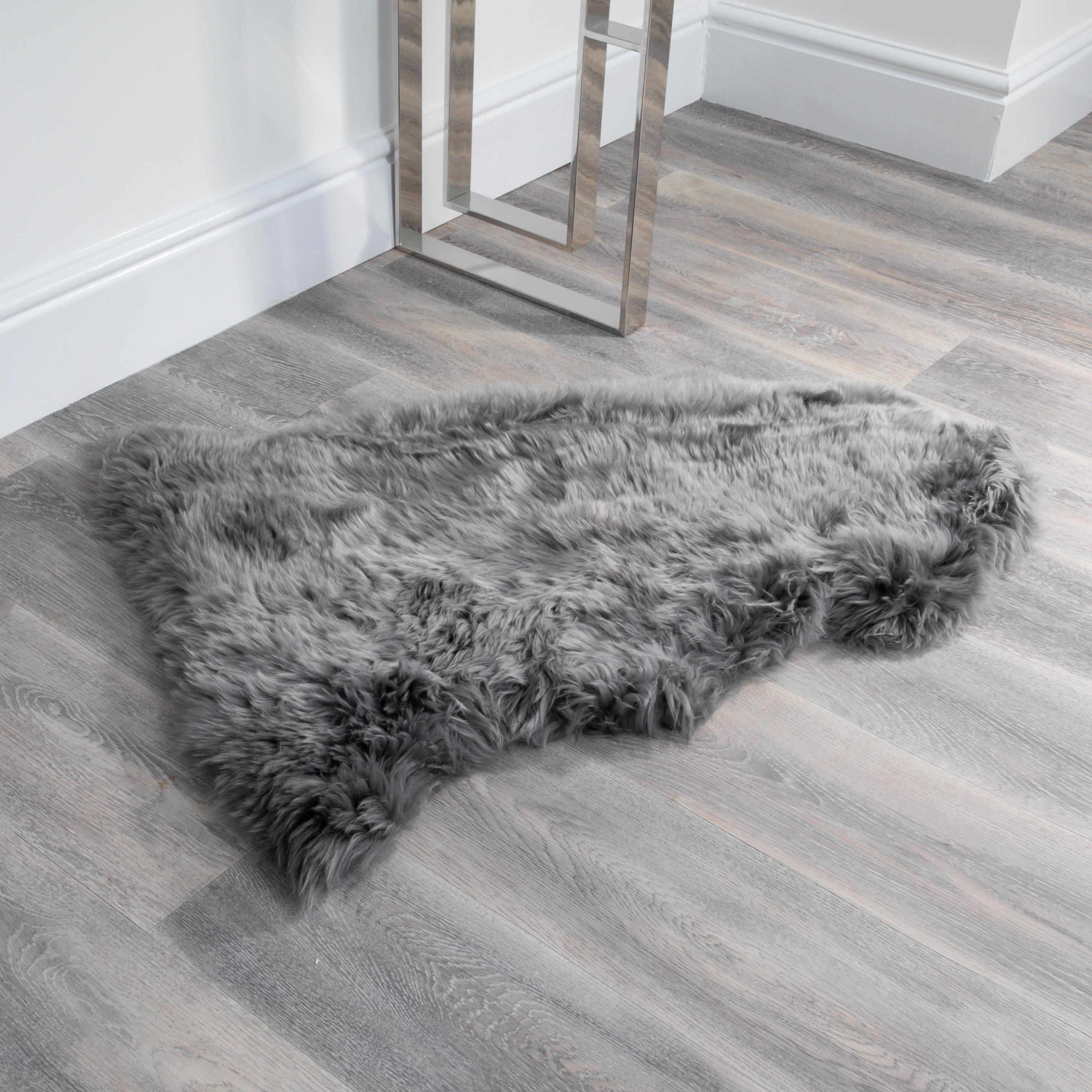Premium Grey Sheepskin Rug