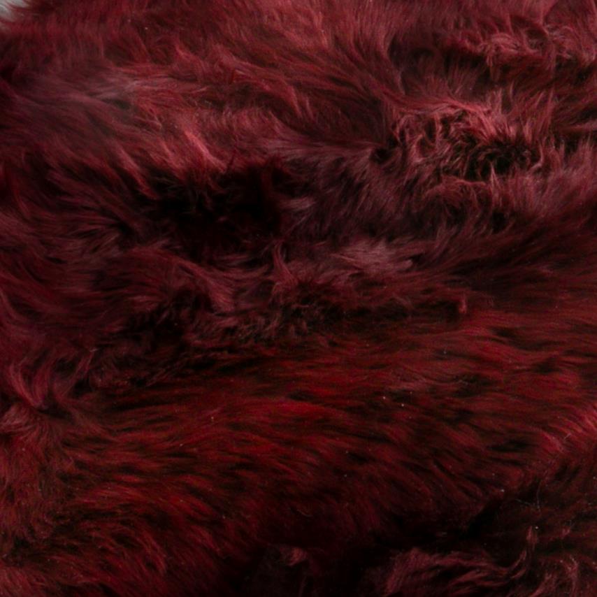 Premium Red Sheepskin Rug